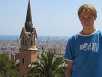 E 1604 C Josef Fojtu Spanelsko - Barcelona - pohled na mesto z parku Gaudi
