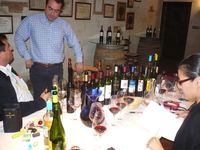 Wine tasting in the winery